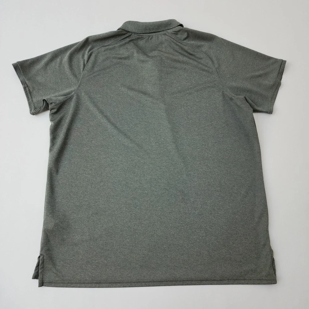 Eddie Bauer FreeDry Polo Shirt‎ Mens XXL Green Short Sleeve Performance Golf Top